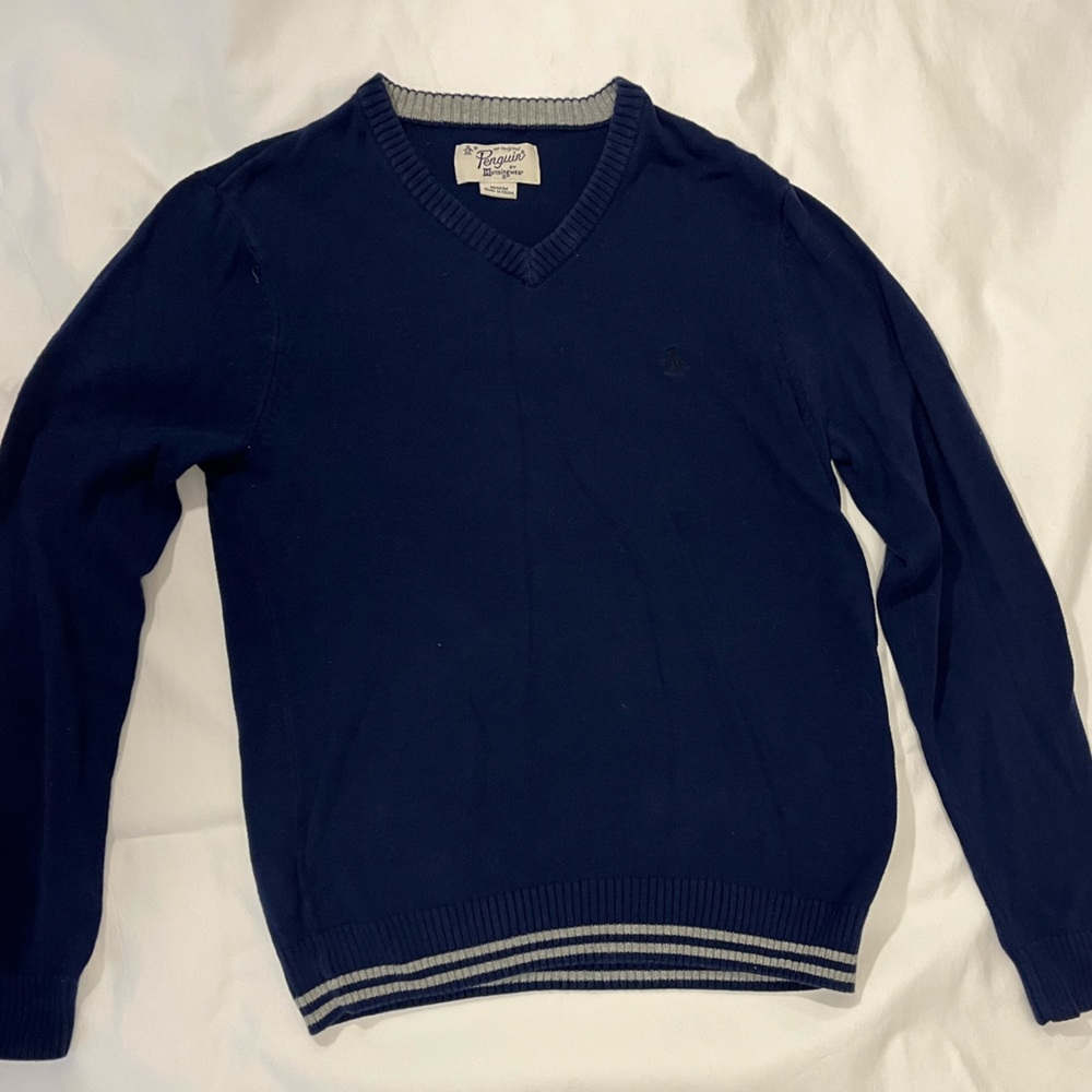 Penguin men’s sweater, blue, M.